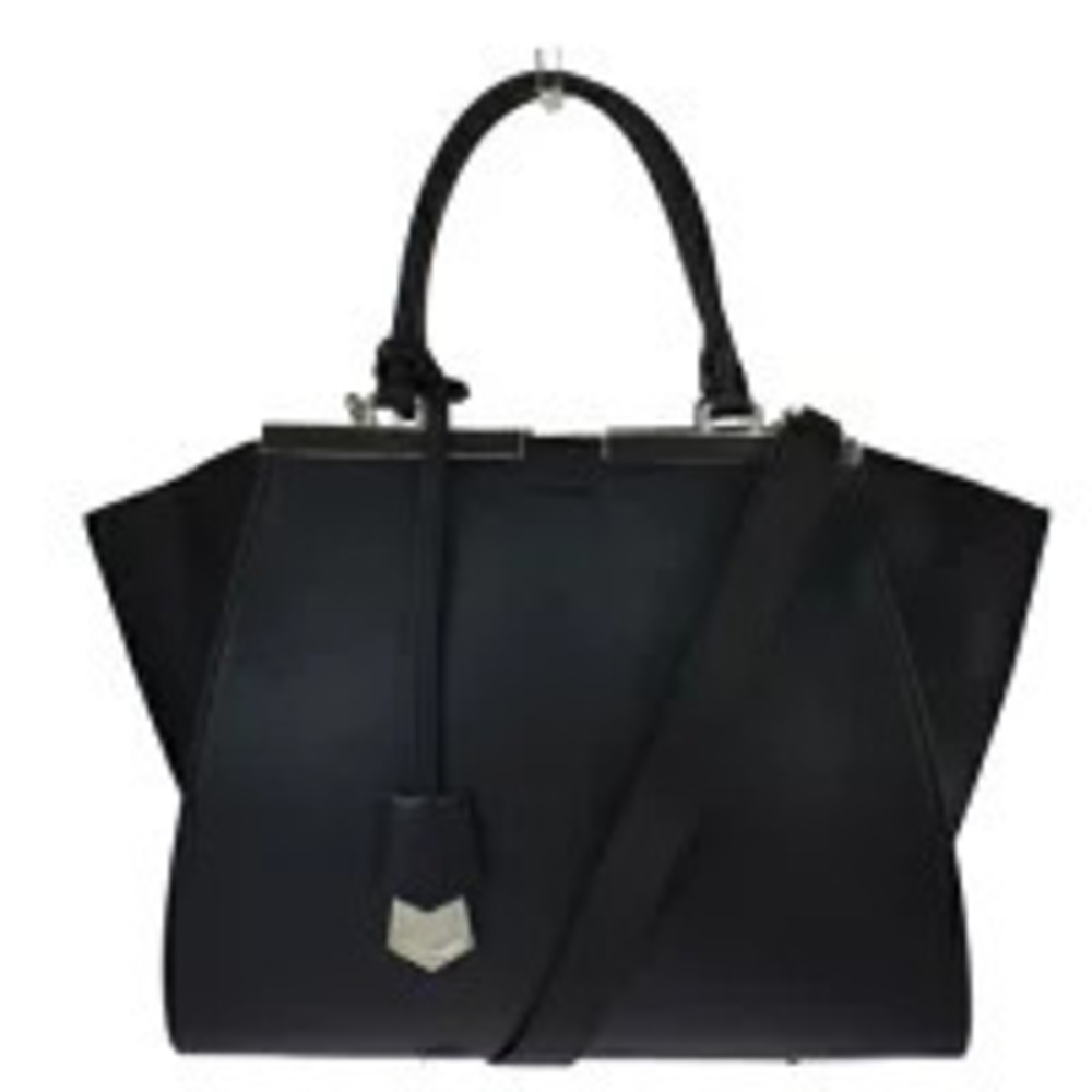 Fendi Toujours Handbag Shoulder Bag Black Leather